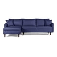 thumbnail image 2 of Sofá Cama Reversible de Lino Azul Beehive Memory Foam Modelo Analia Makora, 2 of 8