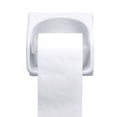 thumbnail image 2 of Shappy 4 Pieces Toilet Paper Holder Roller Replacement Plastic Spring Loaded Paper Holder Insert (White), 2 of 5