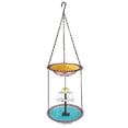 thumbnail image 1 of Bebedero colgante para aves con fuente solar de doble nivel 70x23 cm, 1 of 8