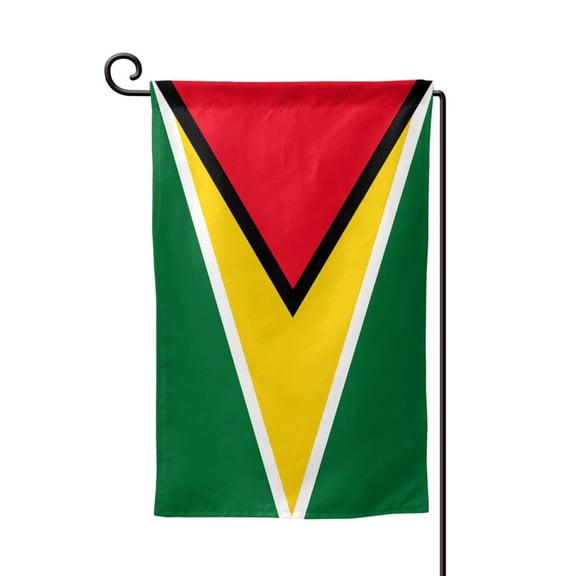 Guyana Flag Garden Flag Double Sided Small Flag Yard Home Decorative Flags Banner 12.5 x 18 Inch Square