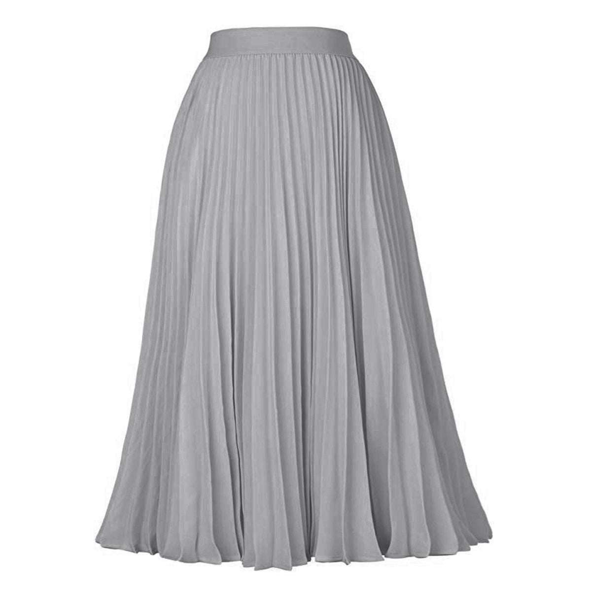 half black half white midi skirt