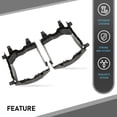 thumbnail image 6 of CROSSDESIGN Radiator Core Support Rear Deflector Left Right Fit For 2013-2017 Land Rover Range Rover Sport, 6 of 10