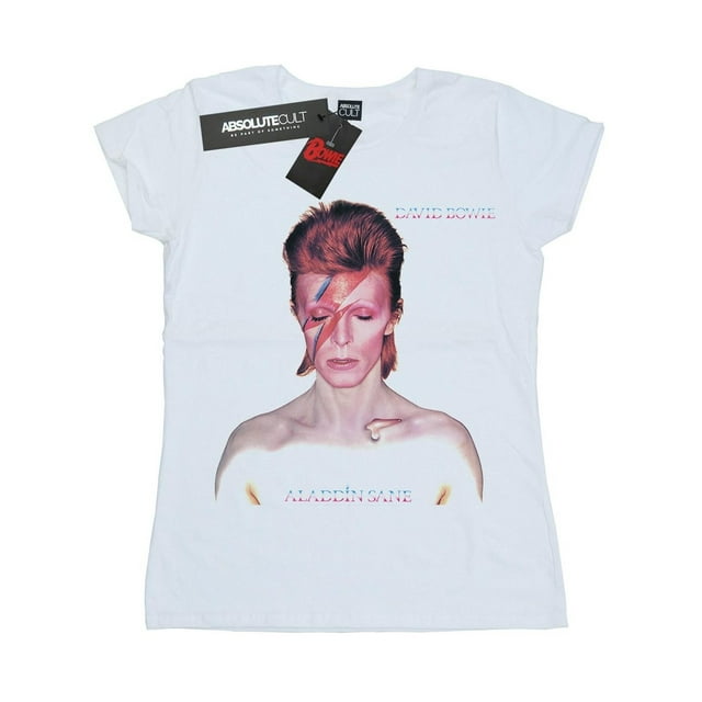 David Bowie Womens My Love For You Cotton T-Shirt