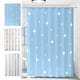 thumbnail image 1 of Xihbxyly Cortina de Ducha, Material Eva Impermeable, Fácil de Colgar con Ganchos, Uso Versátil para Baño o Dormitorio, No Requiere Perforación, 180 X 120 Cm, Duradera y Lavable a Máquina., 1 of 7