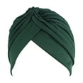 thumbnail image 2 of Happy date 3pcs Turbans for Women Stretchy African Turban Soft Headwrap Pleated Turban Soft Beanie Cap, 2 of 8