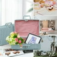 thumbnail image 2 of Zeceouar Items for Home ImitatRattan Box Retro Portable Storage Box Wedding Photography DecoratPhoto Souvenir Rattan organizing Box, 2 of 7