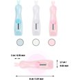 thumbnail image 2 of 12 Pcs Box Cutter Letter Opener, Portable Retractable Utility Knife Stationery Knife Mini Cutter Knife with Keychain Hole (Pink White Blue), 2 of 8