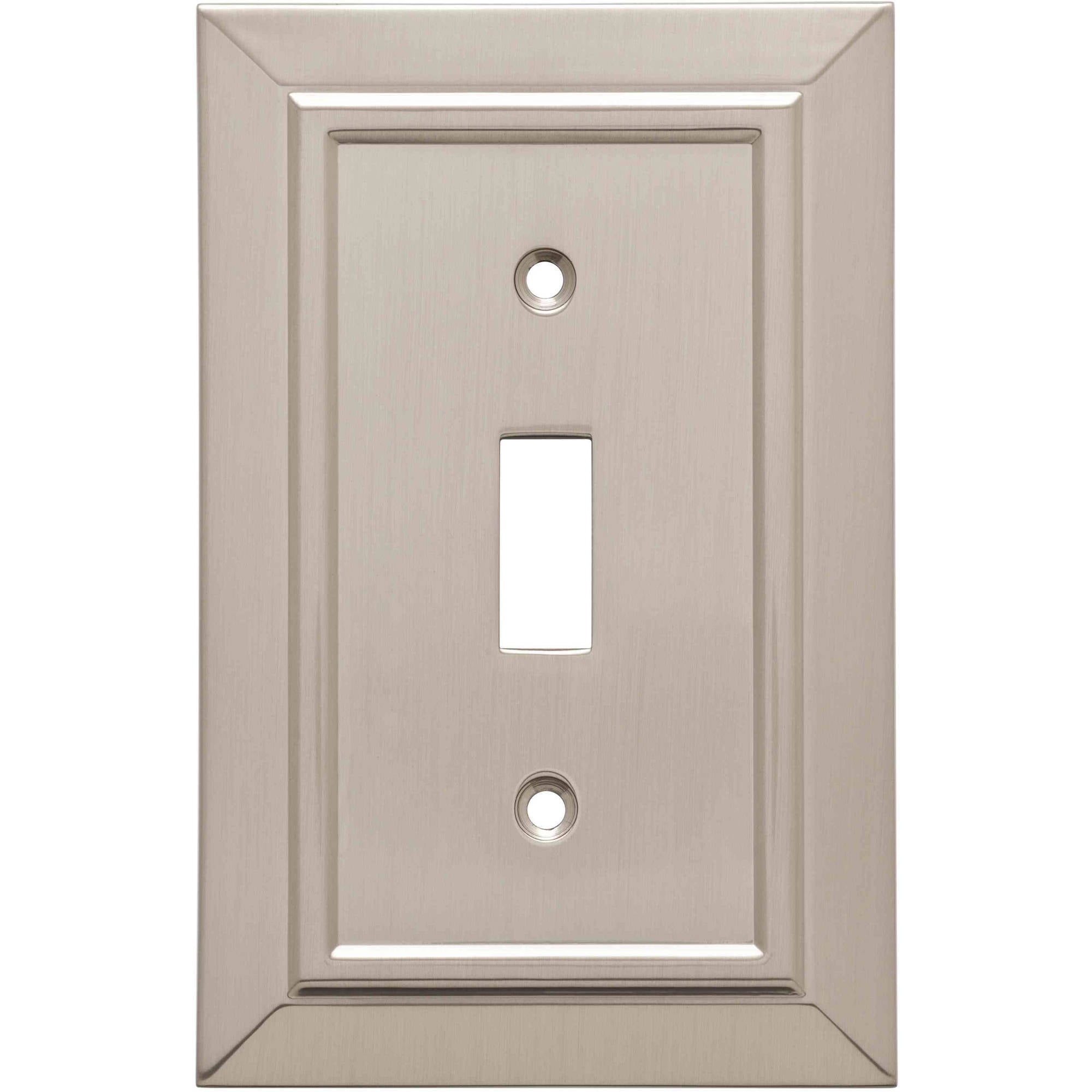 Franklin Brass Classic Architecture Single Switch Wall Plate in Satin