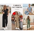 thumbnail image 6 of MOYIKO 2 Piece Sets for Women Summer Matching Lounge Sets Casual Airport Travel Vacation Outfits, 6 of 7
