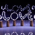 thumbnail image 4 of Luces para botellas de vino Brightown, paquete de 10 unidades, 20 LED, impermeables, 4 of 7