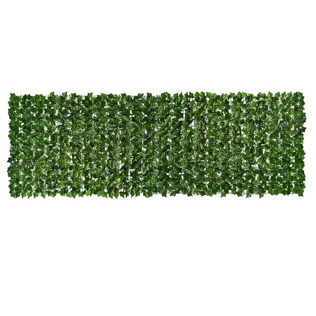 Pantalla de valla Valla de privacidad artificial Vine Garden Leaves Faux Vine para decoración del hogar, 0.5x1M kenally HA005386-02