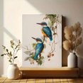 thumbnail image 6 of Blue Kingfisher Bird Canvas Wall Art Print, Living Room Bedroom Dining Room Office Decor, 6 of 8