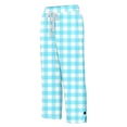thumbnail image 4 of Besolor Womens Summer Capris Plaid High Waisted Drawstring Straight Leg Split Hem Casual Loose Vacation Beach Capri Pants with Pocket, 4 of 5