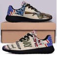thumbnail image 3 of Memorial Day Honor And Remember Patriotic Veterans Shoes Sneakers Black Size 4, 3 of 7