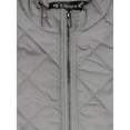 thumbnail image 5 of INSPIRE CHIC Women's Outerwear Vests Stand Collar Padded Gilet Zip Vest 2XL Gray, 5 of 7