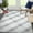Light Gray, variant on GlowSol 2' x 6' Long Runner Rug Bedroom Rug Modern Plaid Geometric Rug Farmhouse Stripe Rug Indoor Low Pile Non-Slip Rug for Laundry Kitchen, Taupe