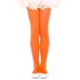 thumbnail image 2 of Music Legs Women's Women's Girls Opaque Tights - Large*** SIZE = Large 280-ORANGE-L, 2 of 2