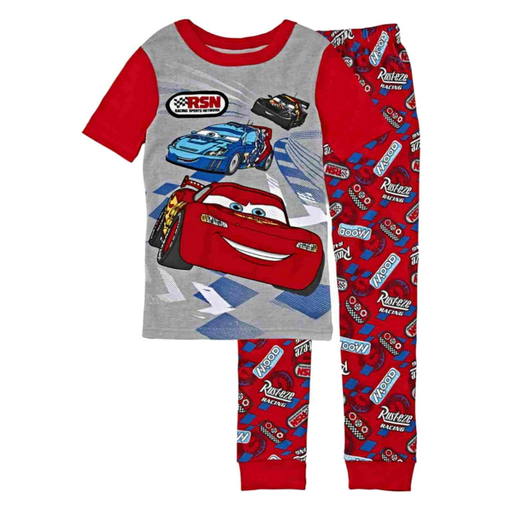 Disney Disney Cars Little Boys Lightning McQueen Pajamas Sleep Set