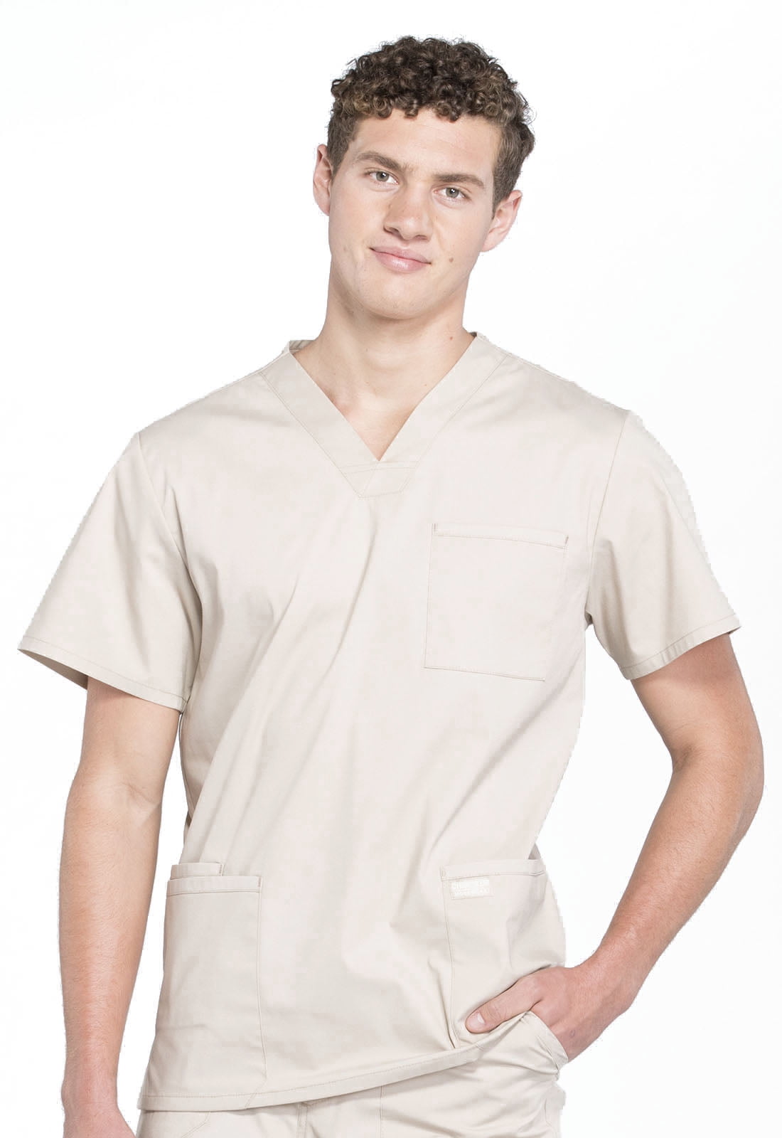 Cherokee Workwear Professionals Men Scrubs Top VNeck WW695