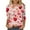 Pink 03, variant on Valentines Shirts for Women Love Heart Print Cute Blouses 3/4 Sleeve Casual Fashion Tunic Tops (L, White 02)