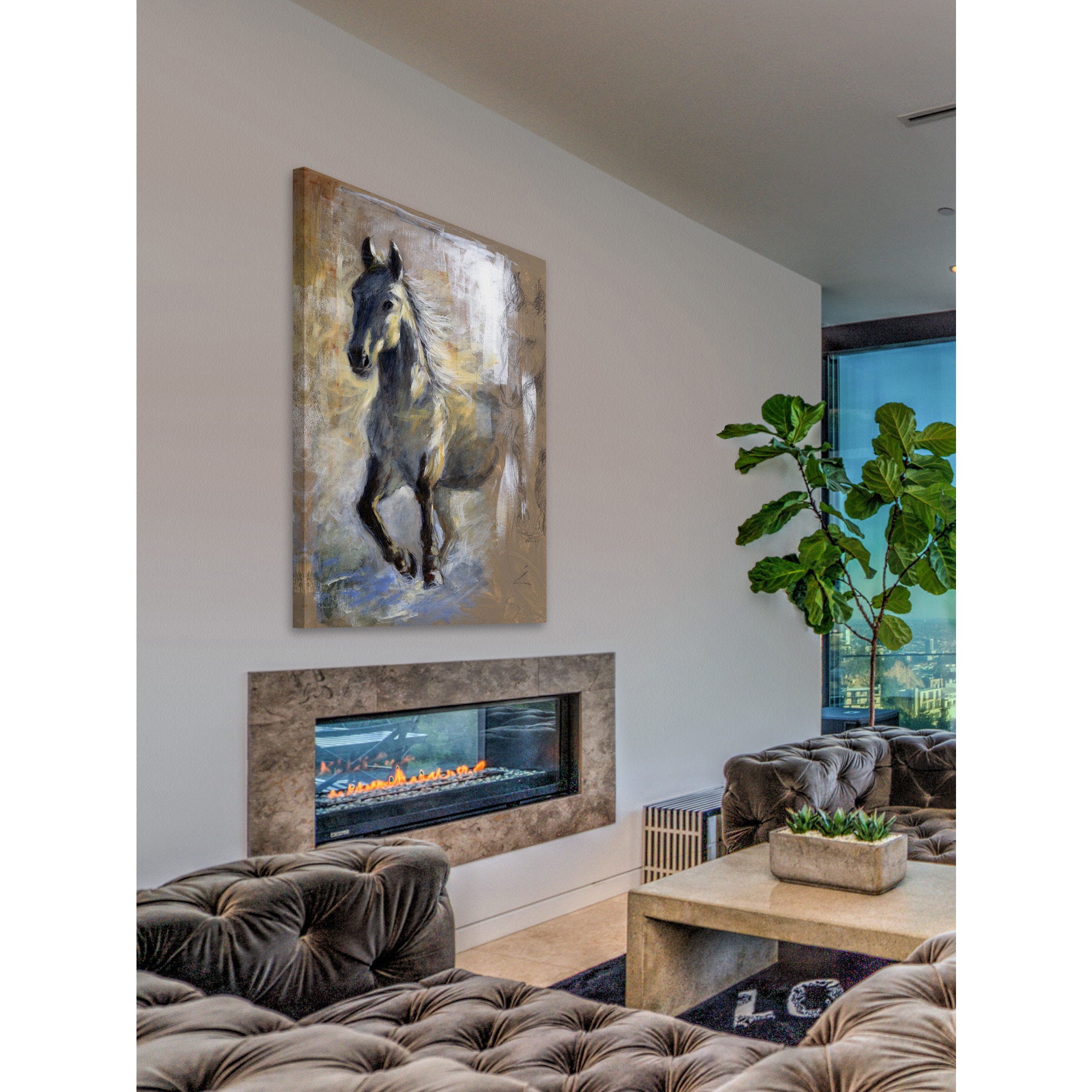 "Emerging" Painting Print on Wrapped Canvas