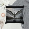 thumbnail image 2 of Orinice Birds Water Wings Graphic Decorative Cushion Throw Pillow Cover Square 1PC Zipper Closure Home Couch Living Room Bed Sofa 20x20in, 2 of 5
