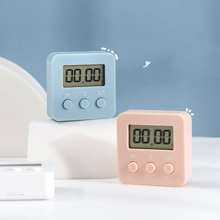 

GROFRY Timer Loud Sound Magnetic Back ABS Resin Nordic Style Digits Alarm for Kitchen