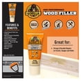 thumbnail image 2 of Wood Filler Gorilla, multiusos, 180 ml, color natural (paquete de 2), 2 of 6