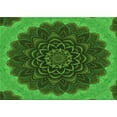 thumbnail image 1 of Ahgly Company Machine Washable Indoor Rectangle Transitional Deep Emerald Green Area Rugs, 3' x 5', 1 of 7