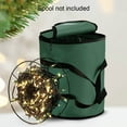 thumbnail image 4 of hiryomu Christmas Lights Storage Bag Large Capacity Zipper Closure Dust-proof with Handle Christmas Lights Storage Organizer, 4 of 8