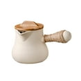 thumbnail image 3 of Baoblaze Ceramic Teapot Tea Kettles Loose Leaf Tea Pot Tea Maker Kettle with Rope Wrapped White, 3 of 8
