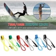 thumbnail image 1 of Surf Leash Surfing Surfboard Leash Smooth Steel Swivel Surfing Leg Rope Paddleboard Leash 6FT/8FT/10FT, 1 of 8