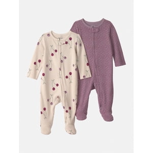 Carter's Child of Mine Baby Sleep N Play 2-Pack, Cherry Print