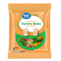 Great Value Gummy Bears Chewy Candy, 9 oz