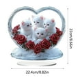 thumbnail image 5 of SShop Valentines Day Decorations Home Indoor 2025, Love Kitty Love Vase Desktop Decorative Ornament Acrylic 2D Plane, 5 of 5