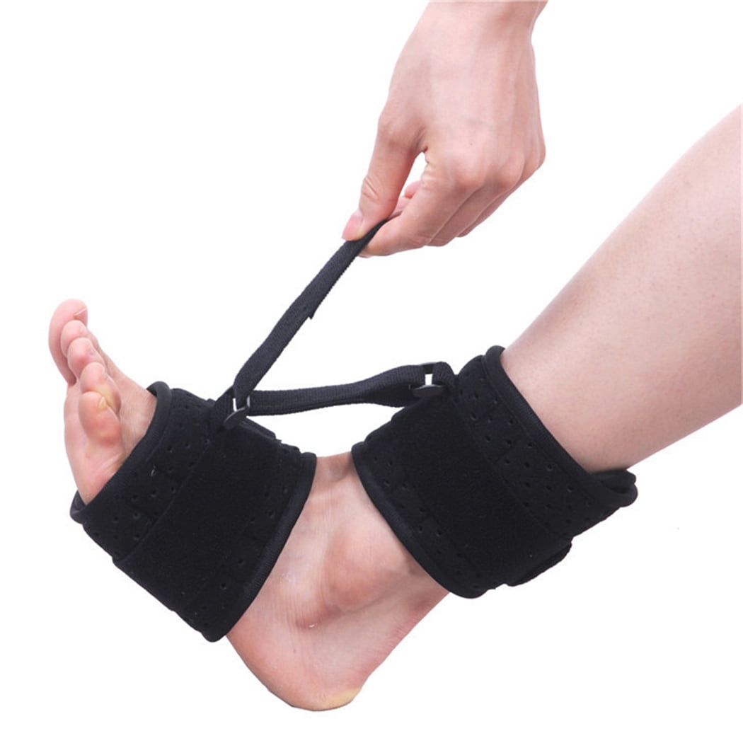 Plantar Fasciitis Night Splint Soft Adjustable Foot Drop Support Orthotic Brace