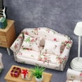 thumbnail image 3 of Casa de Hecha Sofá en Miniatura de Imaginación de La Accesorios Casa de Accesorios Juguete para para BJ asiento doble Baoblaze Casa de muñecas en miniatura, 3 of 7