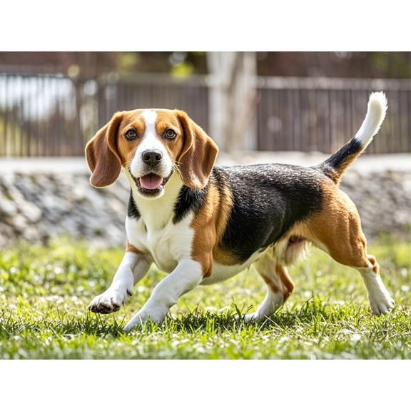 Beagle Diamond Dots Painting DIY Kits 5D Diamond Art Full Round Drill Beads by Number Stitch Handmade Arts and Crafts for Living Room Bedroom Home Wall Decor 12x16 inch / 30x40cm