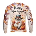 thumbnail image 2 of Happy Thanksgiving Ragdoll Welcome Thankful Fall Autumn Pumpkin All Over Print 3D Sweatshirt Unisex Merch Cat Lover Kitten Owner Gifts Idea - 02021, 2 of 6