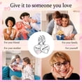 thumbnail image 6 of 925 Sterling Silver Charm for Women Bracelets Necklace Daughter&Mother Family Dangle Charm Gift, 6 of 6
