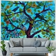 thumbnail image 4 of Nawypu Turquoise Tree of Life Twin Size Indian Bohemian Wall Art Tapestry - Mandala Tapestry, Hippie Tapestries Psychedelic Boho Tapestry, Wall Hanging for Bedroom, 4 of 6