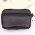 thumbnail image 1 of Retro Mens Coin Purse New Portable Short Wallet Key Bag Small Leather Clutch Bag Card, 1 of 8