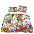 thumbnail image 2 of 101 Dalmatians Duvet Cover Set 3 Piece (1 Duvet Cover + 2 Pillow Shams) Bedding Cover Set with Zipper Closure 4 Corner Ties Cute Blanket 101 Dalmatians Theme Comforter Cover, 2 of 4