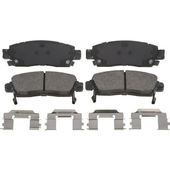 Rear Brake Pad Set - Compatible with 2002 - 2009 GMC Envoy 2003 2004 2005 2006 2007 2008