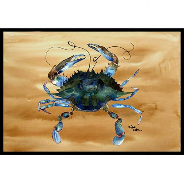 Carolines Treasures 8159-MAT Crab Indoor Or Outdoor Mat - 18 x 27 in.