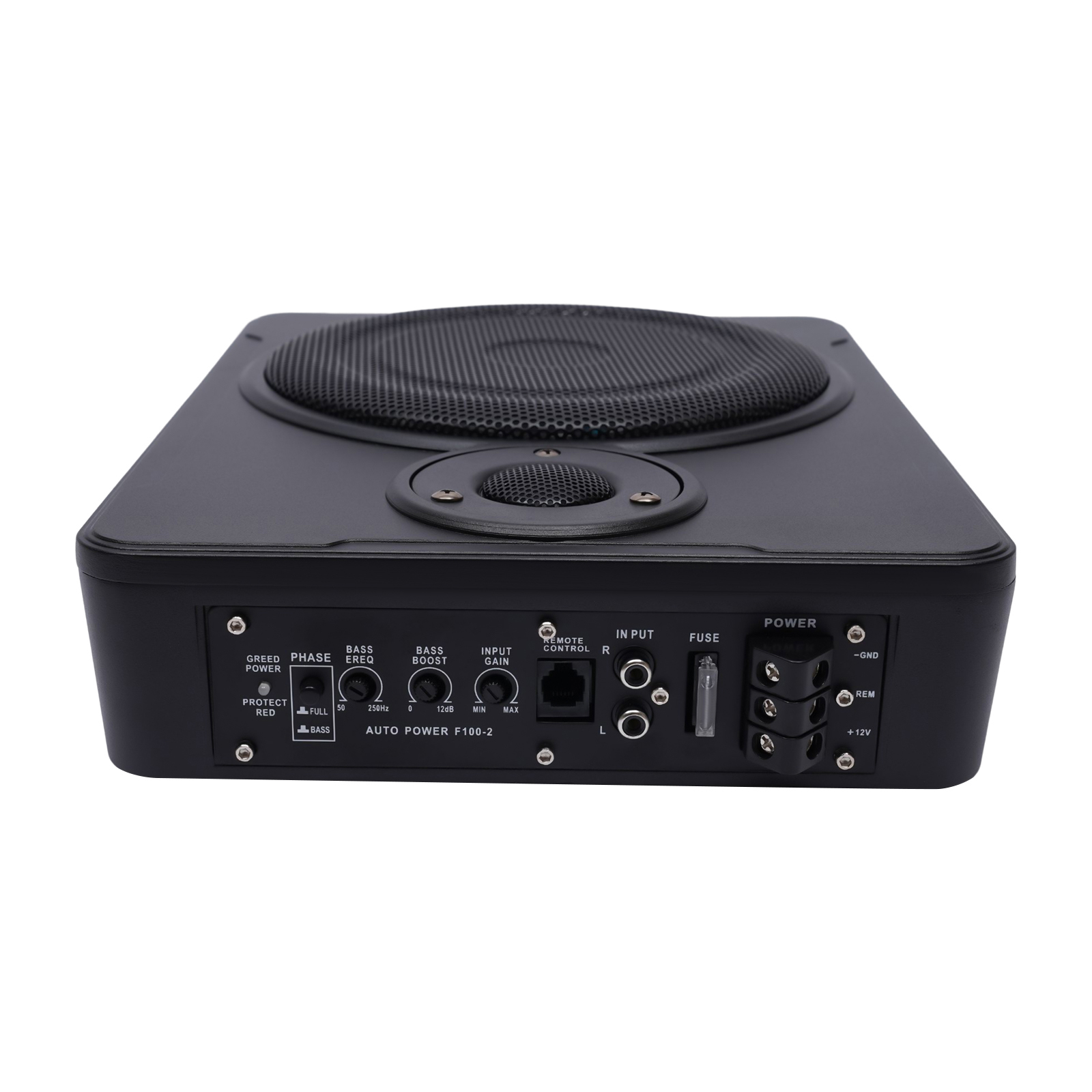 ChicHomey ​​Car Subwoofer Mini 7.5cm Thin Body,200W Car Subwoofer High Pure Bass Under-Seat Amplifiers Speaker for Cars, Trucks, or Jeeps