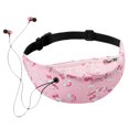 thumbnail image 1 of Bolso de cintura estampado colorido en 3D con forma de almohada, bolsillos para mujer, cinturón de cadera, billetera, viaje, senderismo, 1 of 5
