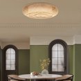 thumbnail image 5 of Wildnix Bamboo Ceiling Light, Round Rattan Yellow Design, 3 Lamp Holders, Ceiling Mount, Ideal for Indoor Use, Stylish and Warm Lighting for Living Room and Dining Room, 5 of 6