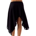 thumbnail image 4 of Women High Waist Asymmetrical Hem Skirt, Flowy Midi Skirt, Casual A-Line Skirt, 4 of 7