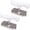 White, variant on 2 Pieces Jar Opener, Multi-Functional Stainless Steel Can Opener with Non-Slip Handle for Weak Hands